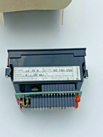neuberger messinstrumente gmbh 58957 / 7  Type  LK 75 R