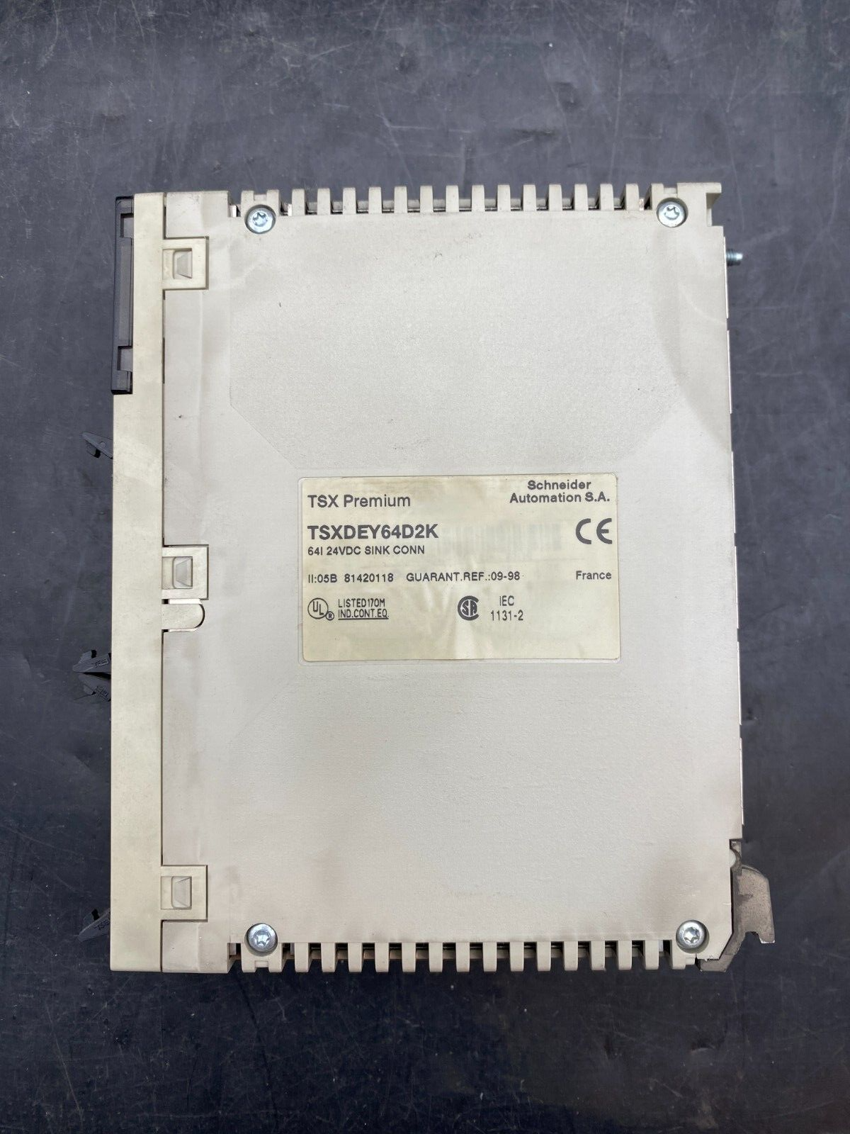 SCHNEIDER ELECTRIC TSXDEY64D2K 64I 24VDC SINK CONN x5pc