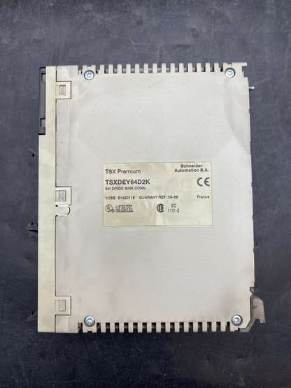 SCHNEIDER ELECTRIC TSXDEY64D2K 64I 24VDC SINK CONN x5pc