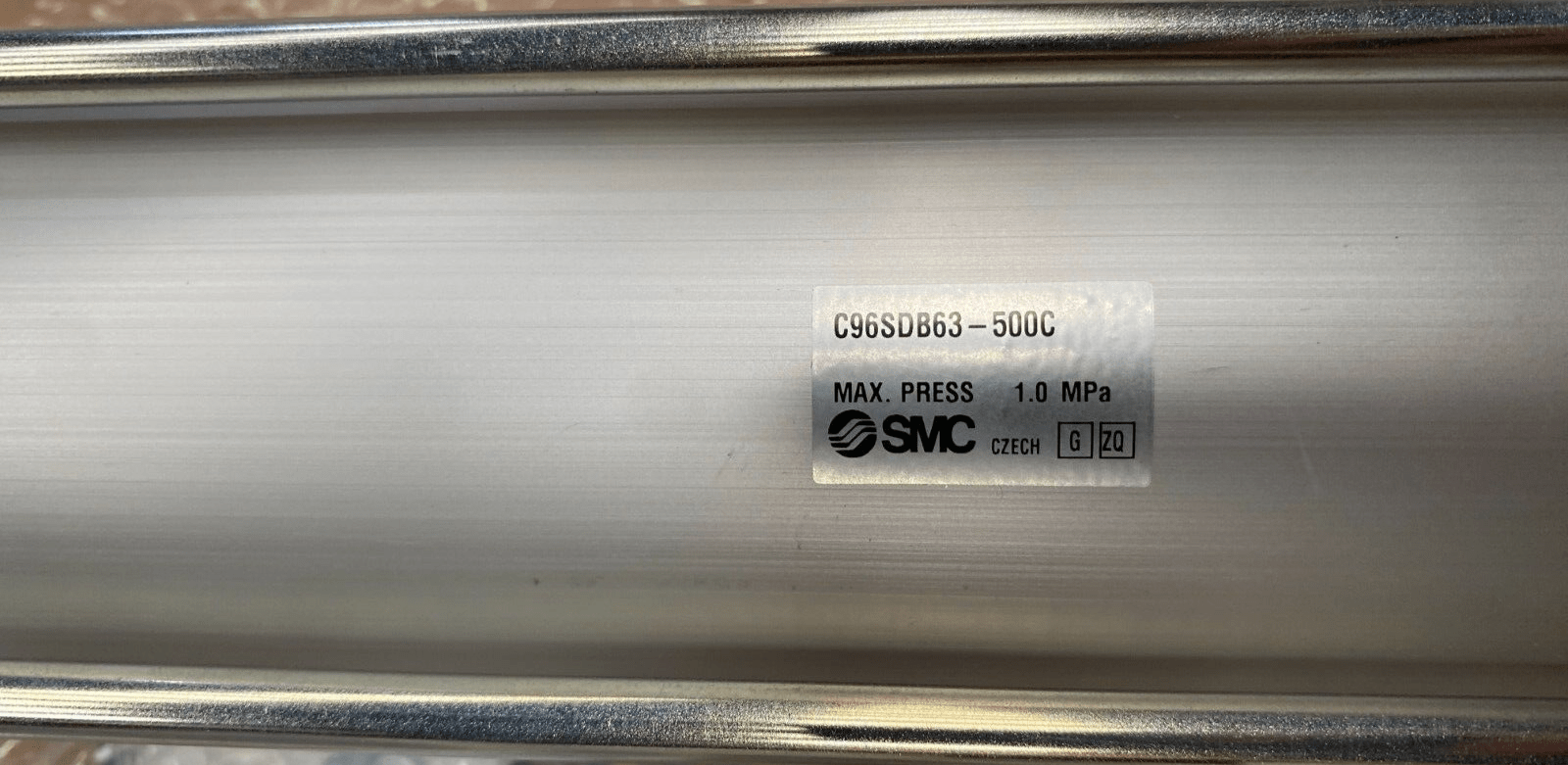 SMC C96SDB63 - 500C 1.0MPa max D 63mm S 500 PNEUMATIC CYLINDER NEW - KLR Automation
