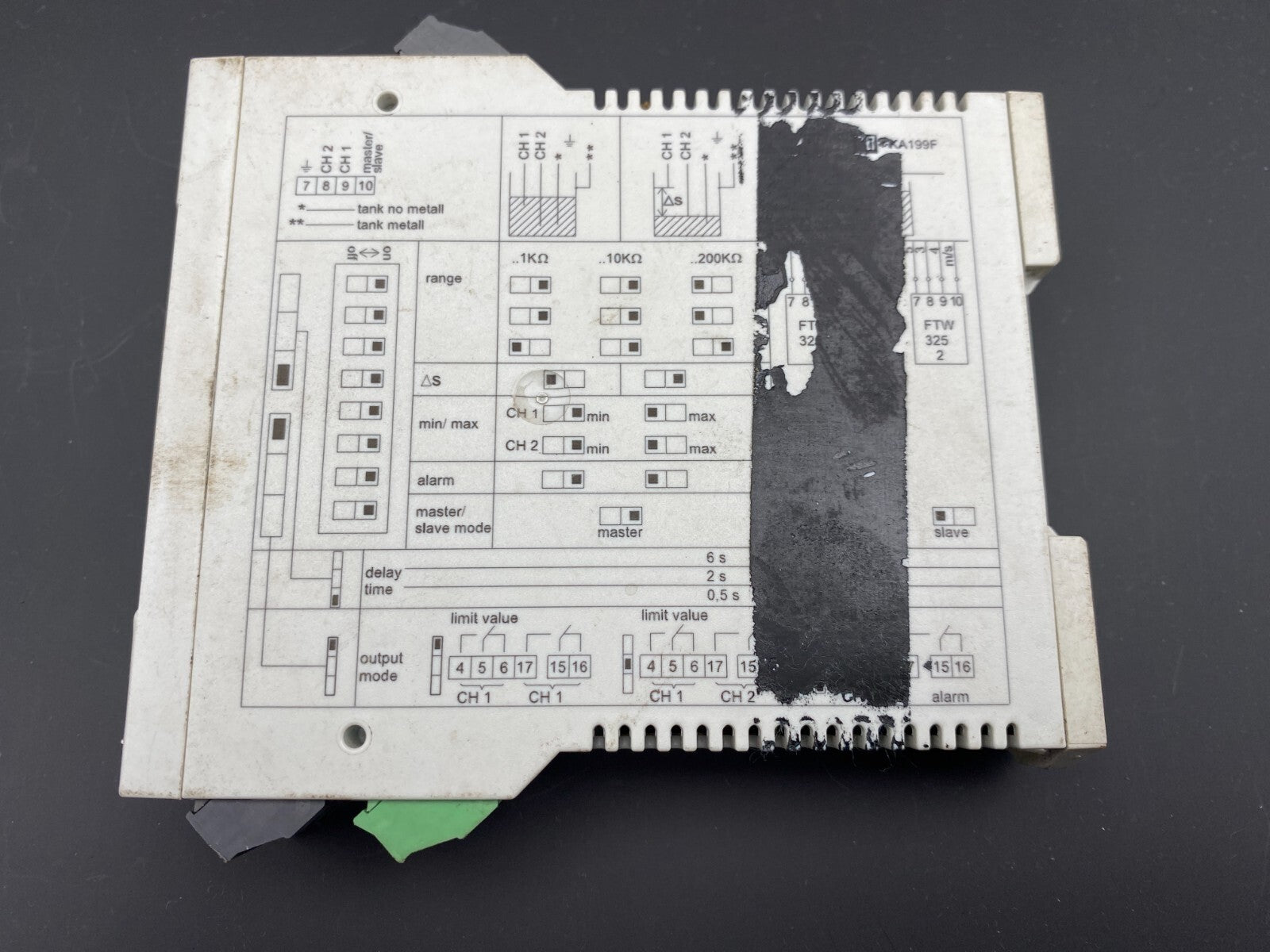 1pc x ENDRESS HAUSER FTW 325 FTW325 - A2A1A LEVEL DETECTOR NIVOTESTER - KLR Automation