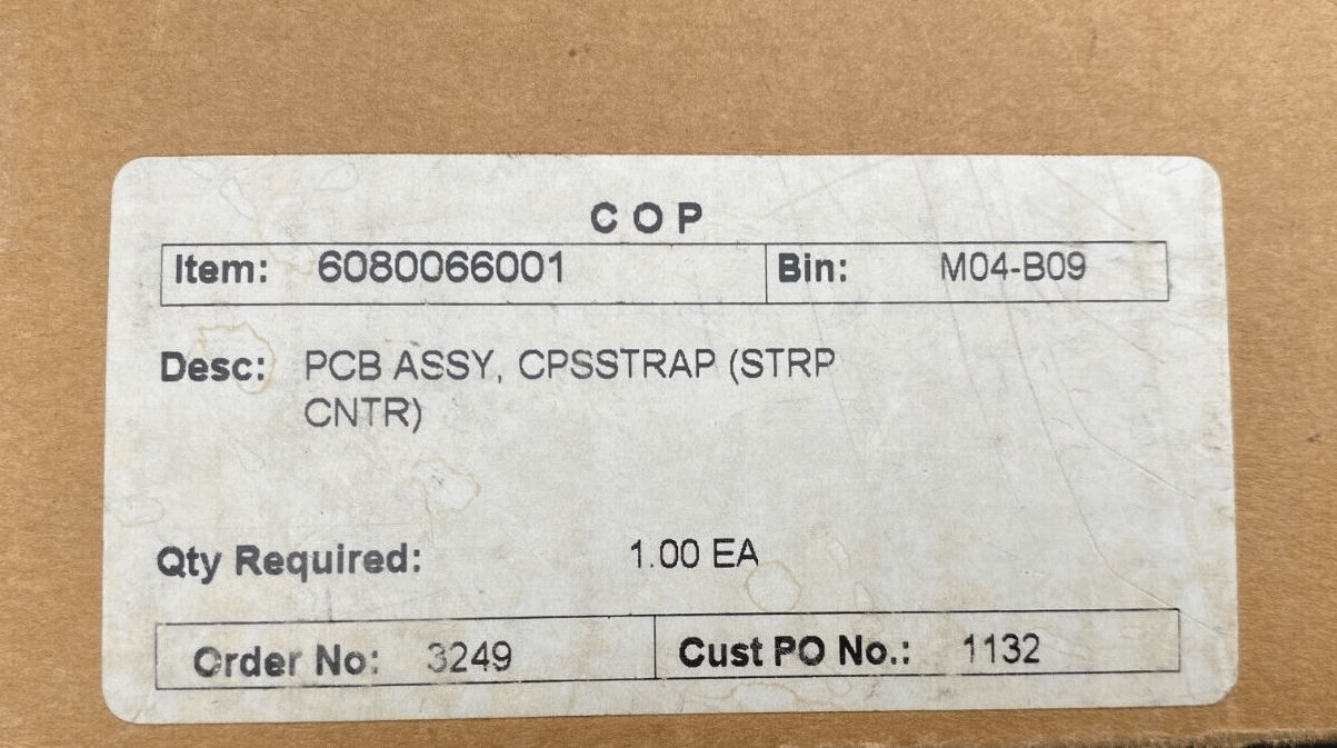CSI DE LA RUE CASH SYSTEMS 608 - 0066 - 001 608 - 0065 - 001 PCB ASSY CPSSTRAP - KLR Automation