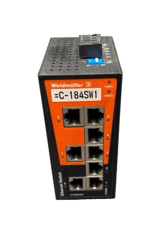 WEIDMULLER IE - SW - BL08 - 8TX 1240900000 ETHERNET SWITCH - KLR Automation