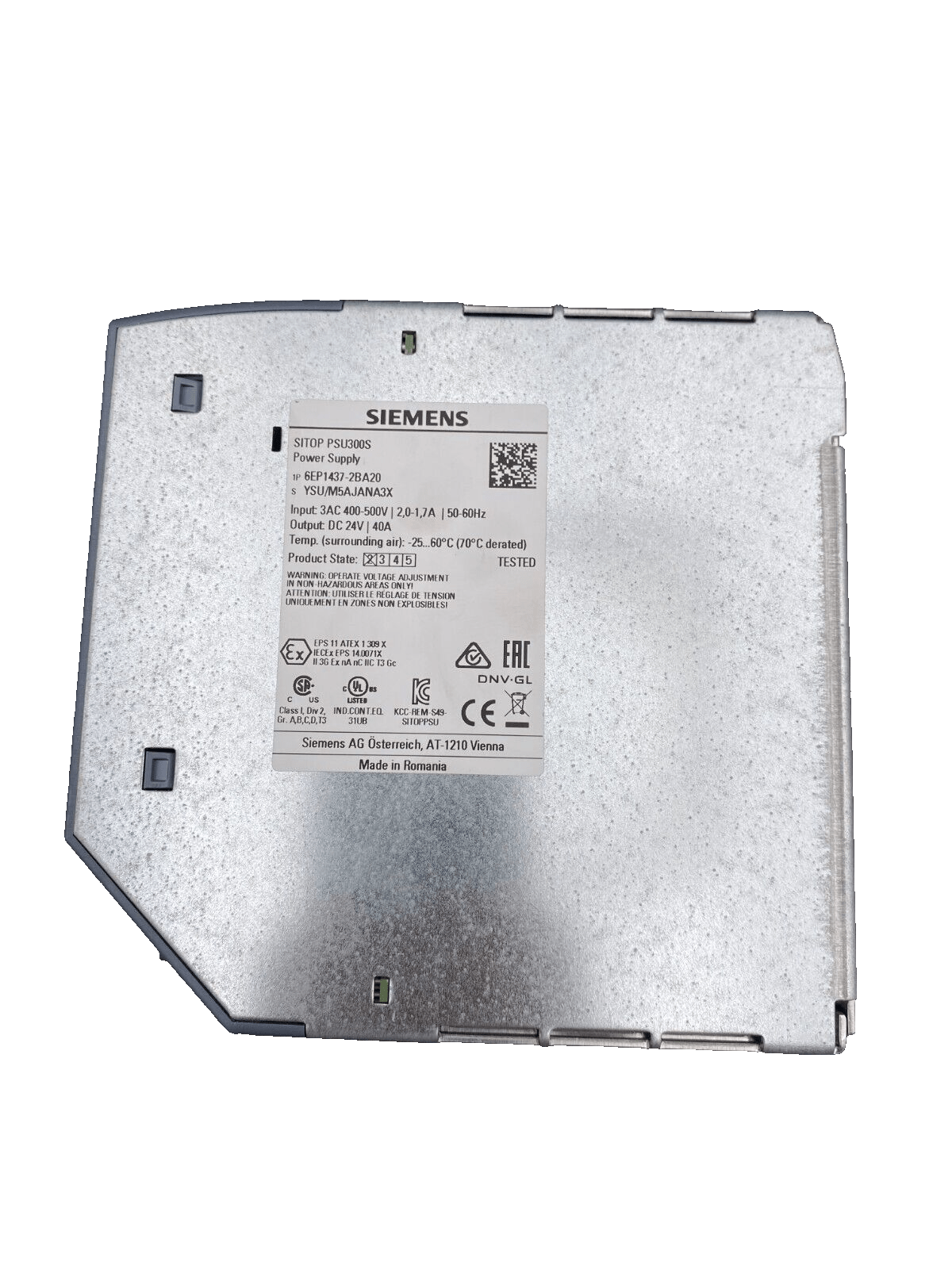SIEMENS SITOP PSU300S 6EP1437 - 2BA20 POWER SUPPLY - KLR Automation