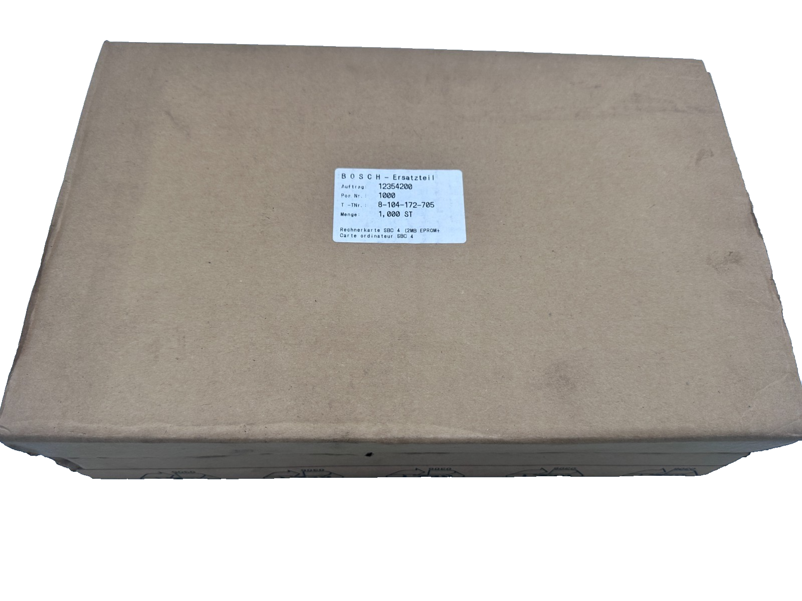 MEN MIKROELEKTRONIK 08SBC4-03 8104172705 8-104-172-705 SBC 4 2MB EPROM+