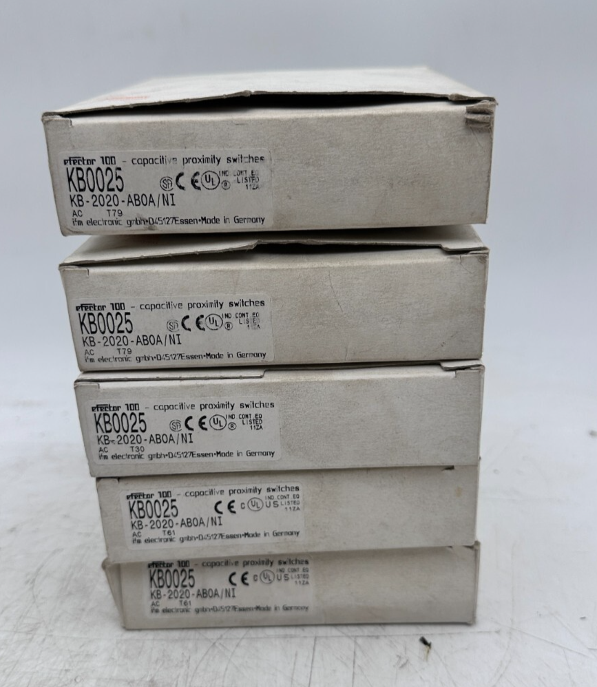 IFM EFECTOR KB0025 KB-2020-AB0A/NI CAPACITIVE PROXIMITY SWITCH x1pc