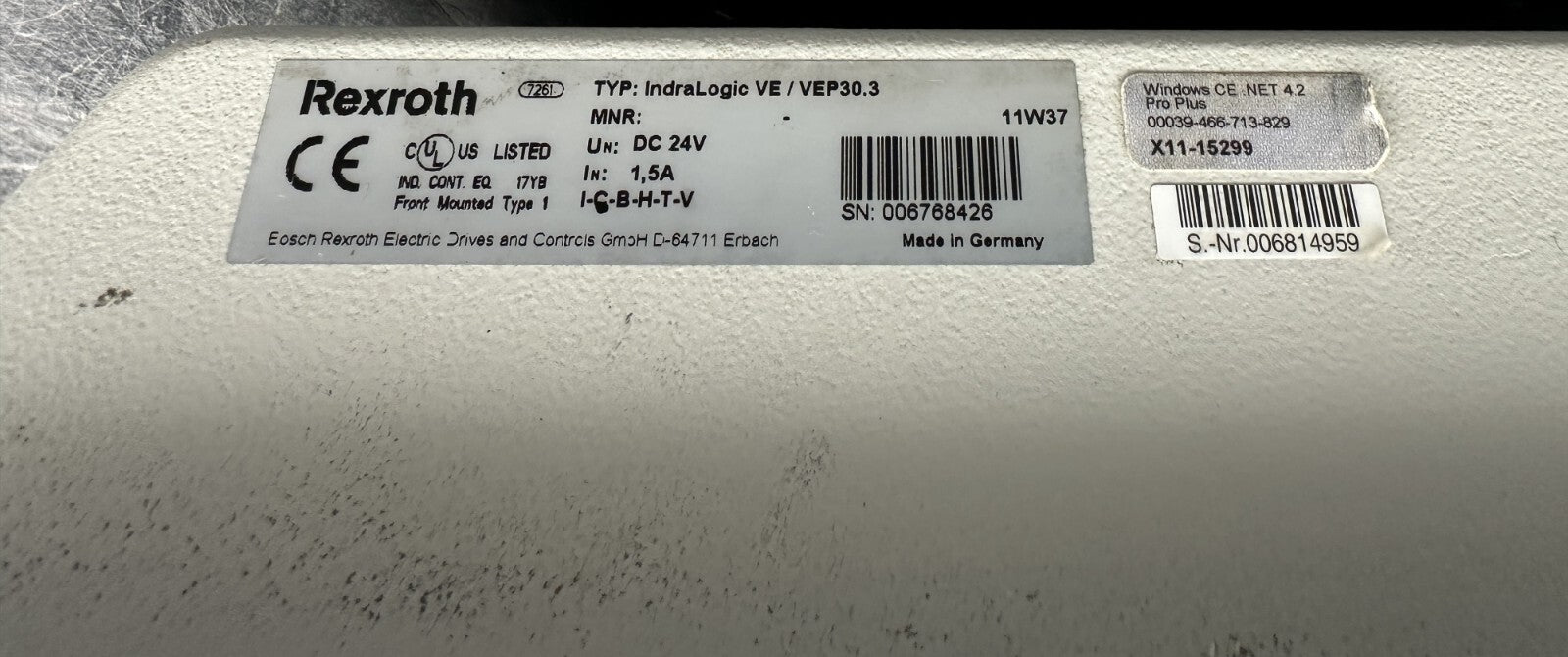 REXROTH INDRALOGIC VE/VEP30.3 - KLR Automation