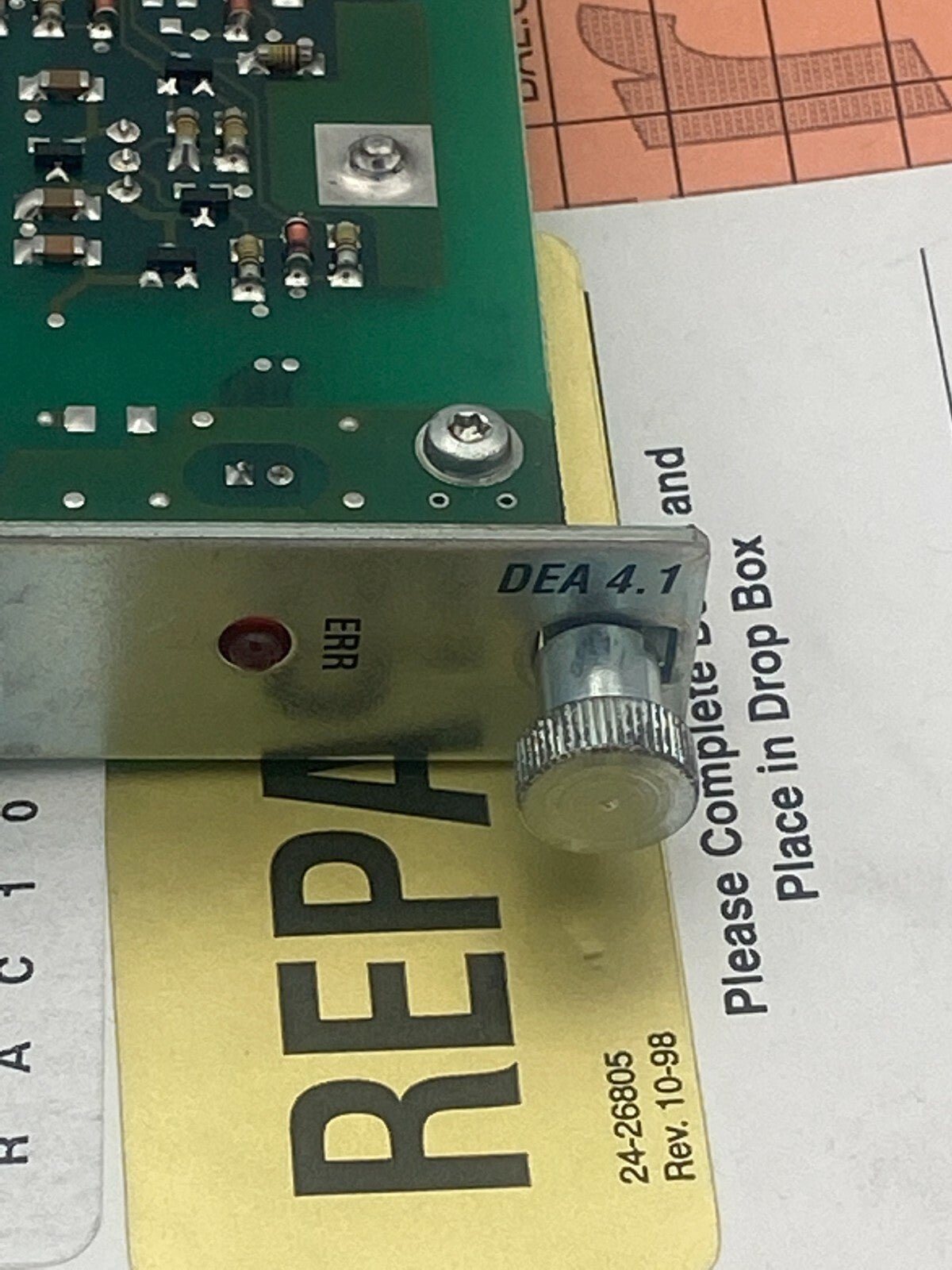 INDRAMAT DEA4.1 Carte interface Module Plug - KLR Automation