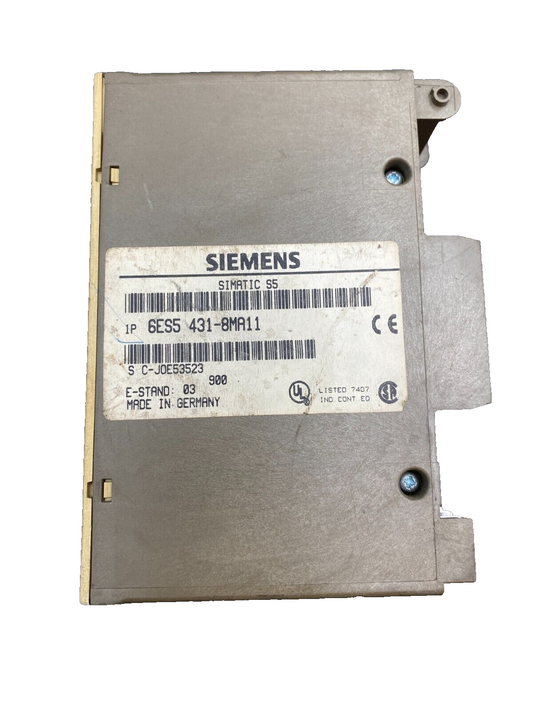 SIEMENS SIMATIC S5 6ES5431-8MA11 DIGITAL INPUT