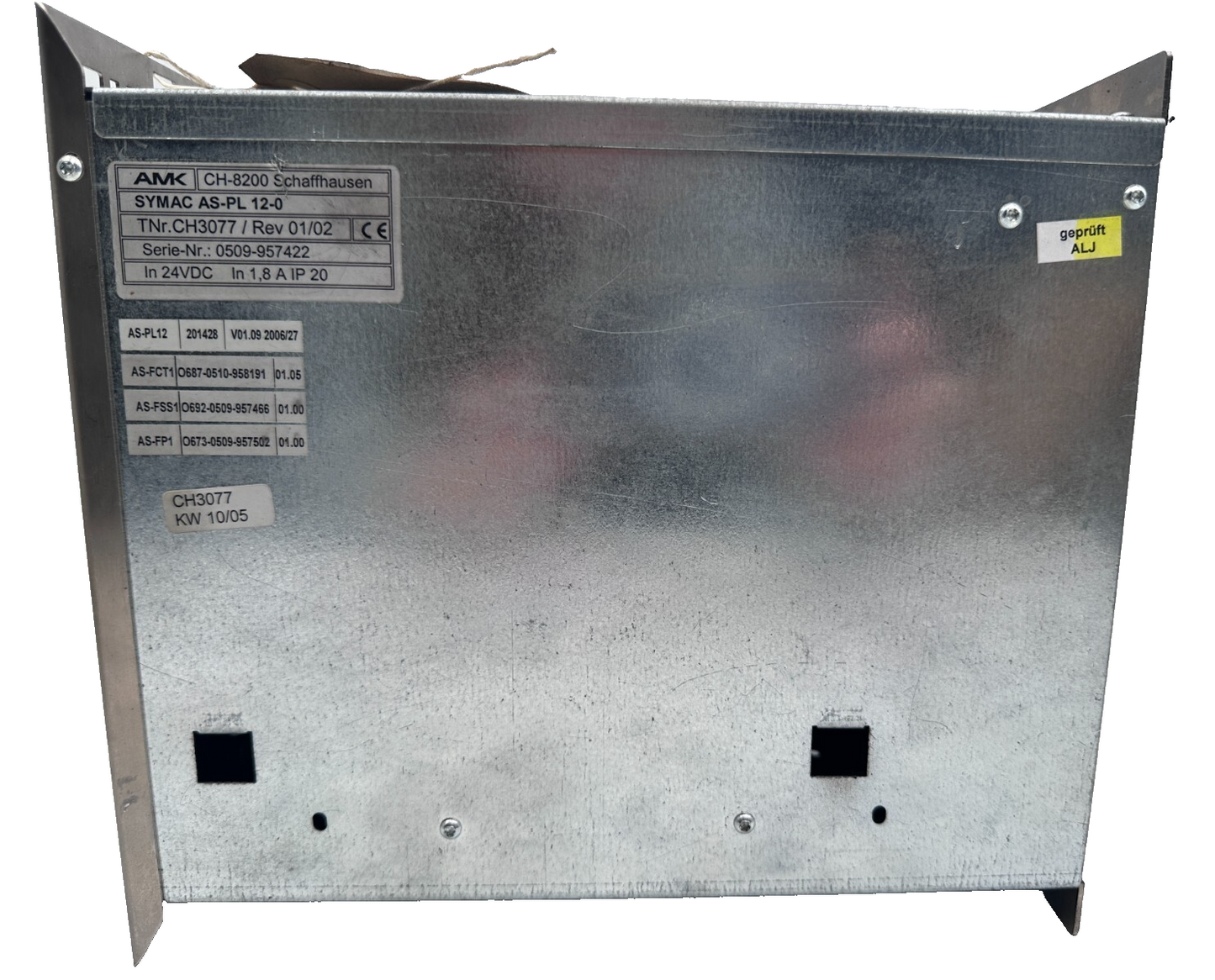AMK SYMAC AMKASYN AS-PL12 VERSION 01.02 + AS-FCT1 + AS-FSS1 + AS-FP1