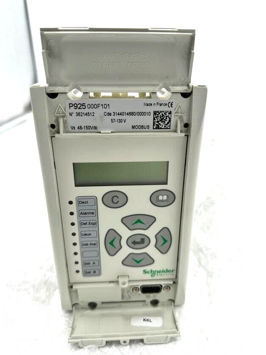 SCHNEIDER ELECTRIC MICOM P925 000F101 N°36214512 Cde3144014680/000010 57-130V