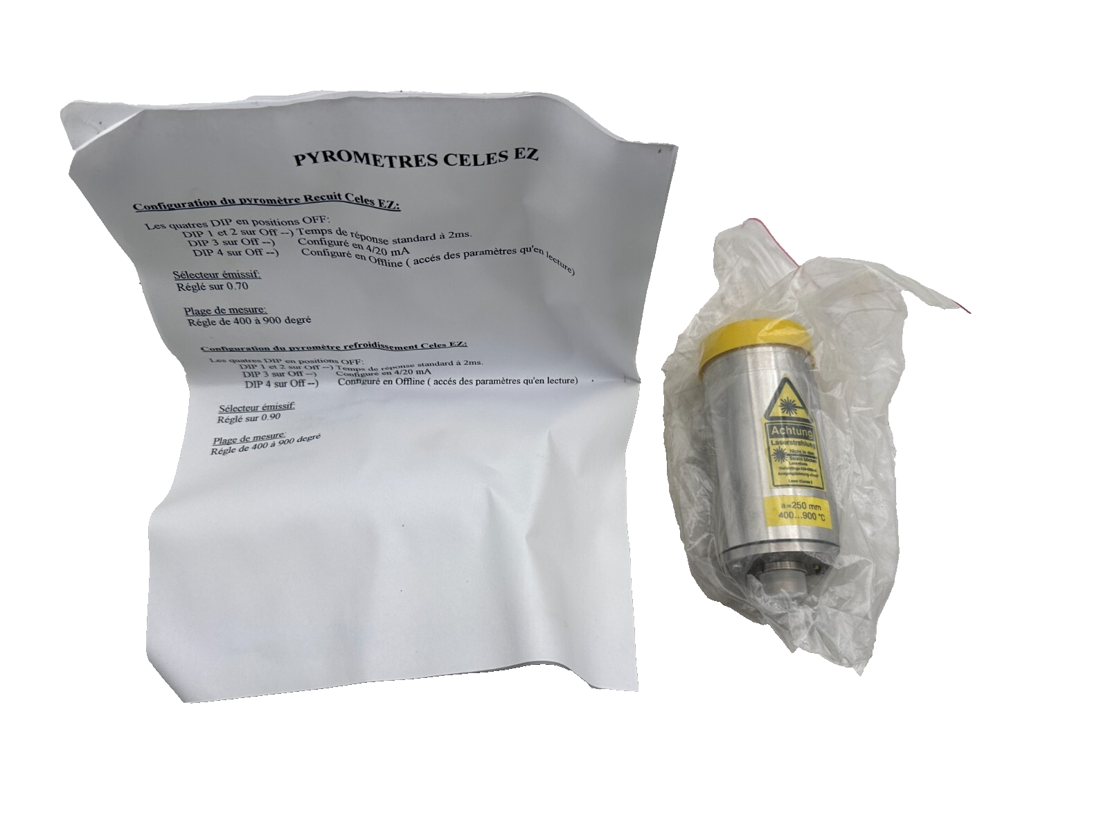 INFRATHERM IMPAC IGA 5 3857400 PYROMETRE 350-1800° Na: 250mm