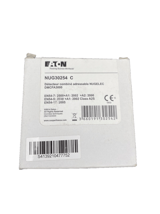 EATON NUG30254 C DETECTEUR DE FUMEES ADRESSABLE NUGELEC DOFA3000 x1pc - KLR Automation