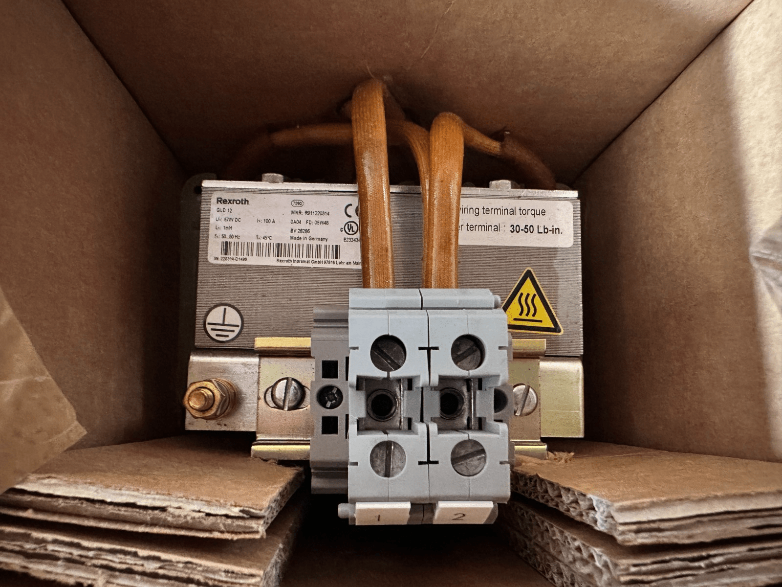 BOSCH REXROTH R911220314 CHOKE TRANSFORMER GLD 12 - KLR Automation
