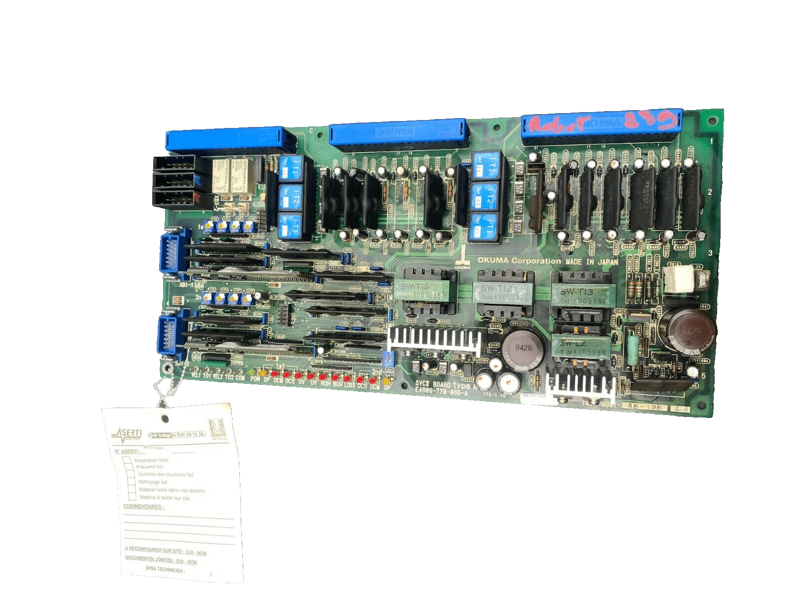 OKUMA E4809 - 770 - 065 - A SVCII BOARD TYPE A - KLR Automation