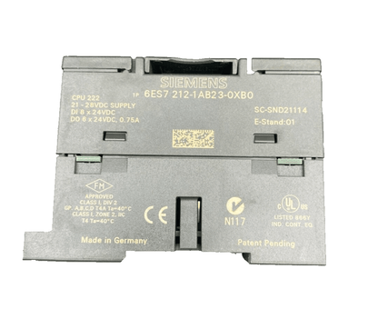 SIEMENS 6ES7212 - 1AB23 - 0XB0 SIMATIC S7 - 200 CPU 222 - KLR Automation