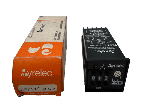 SYRELEC 9853.L COMPTEUR TIMER - KLR Automation