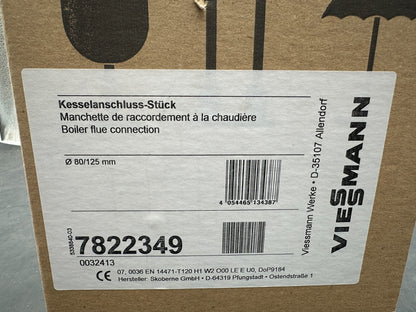 VIESSMANN 7822349 MANCHETTE DE RACCORDEMENT A LA CHAUDIERE 80/125 mm