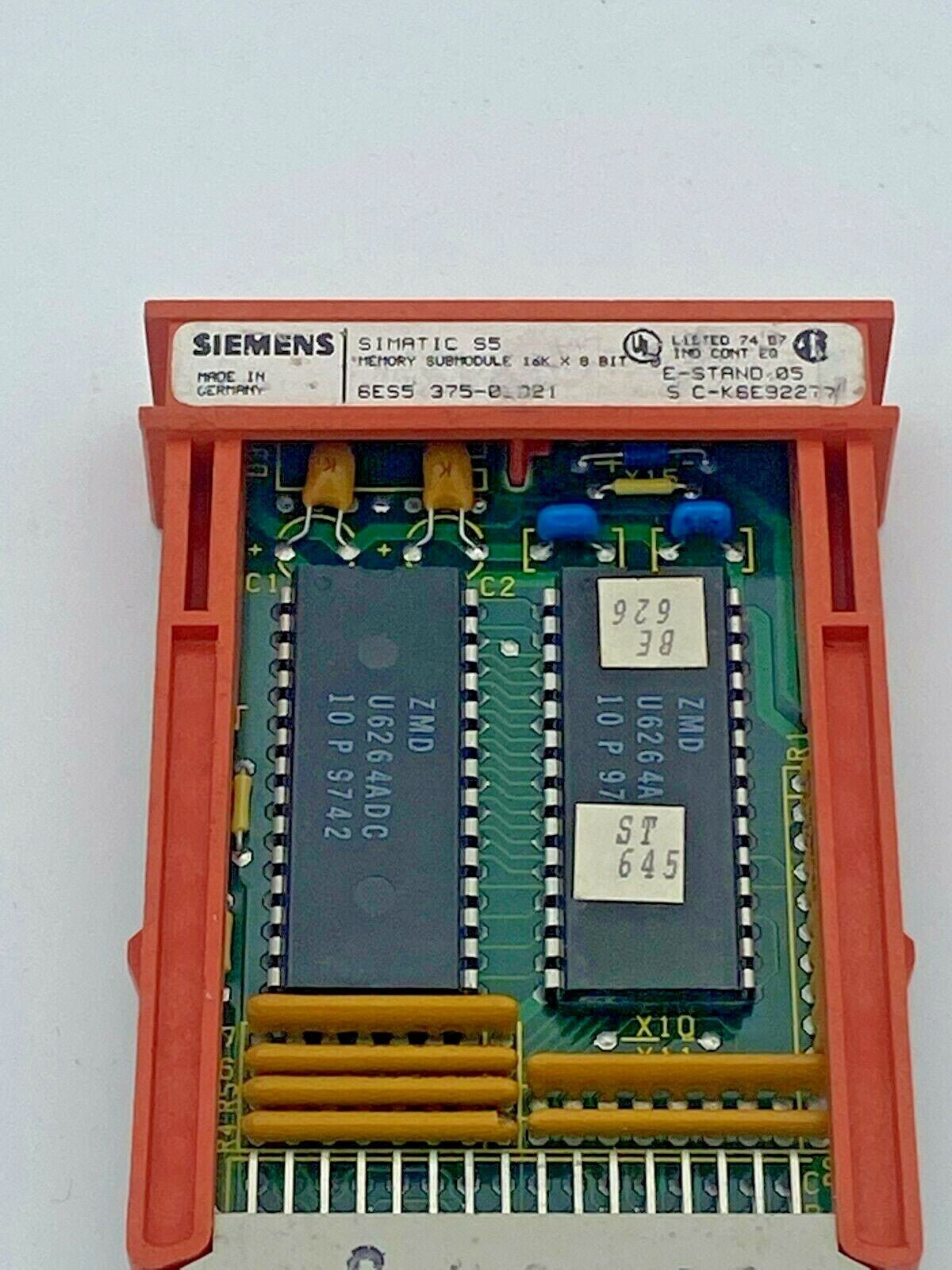 Siemens Simatic S5 EEPROM 6ES5 375 - 0LD21 - KLR Automation