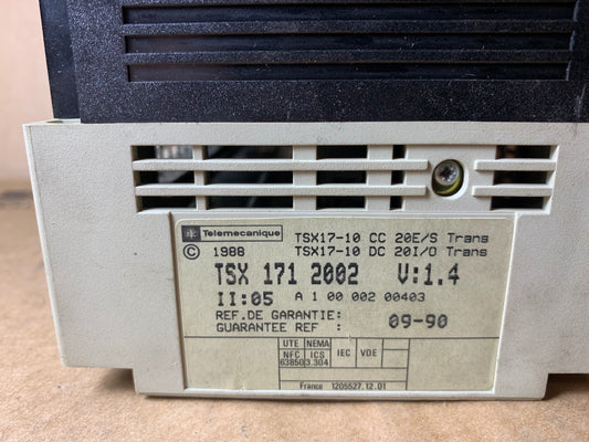 SCHNEIDER ELECTRIC TELEMECANIQUE TSX17 TSX 1712002 TSX17 - 10 - KLR Automation