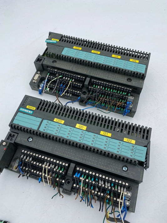 2 x SIEMENS SIMATIC ET 200B 24DI / 8DO 133 - 0BN01 - 0XB0 + 193 - 0CB10 - 0XA0 - KLR Automation