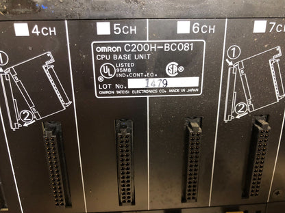Omron C200H-BC081 CPU Base Unit