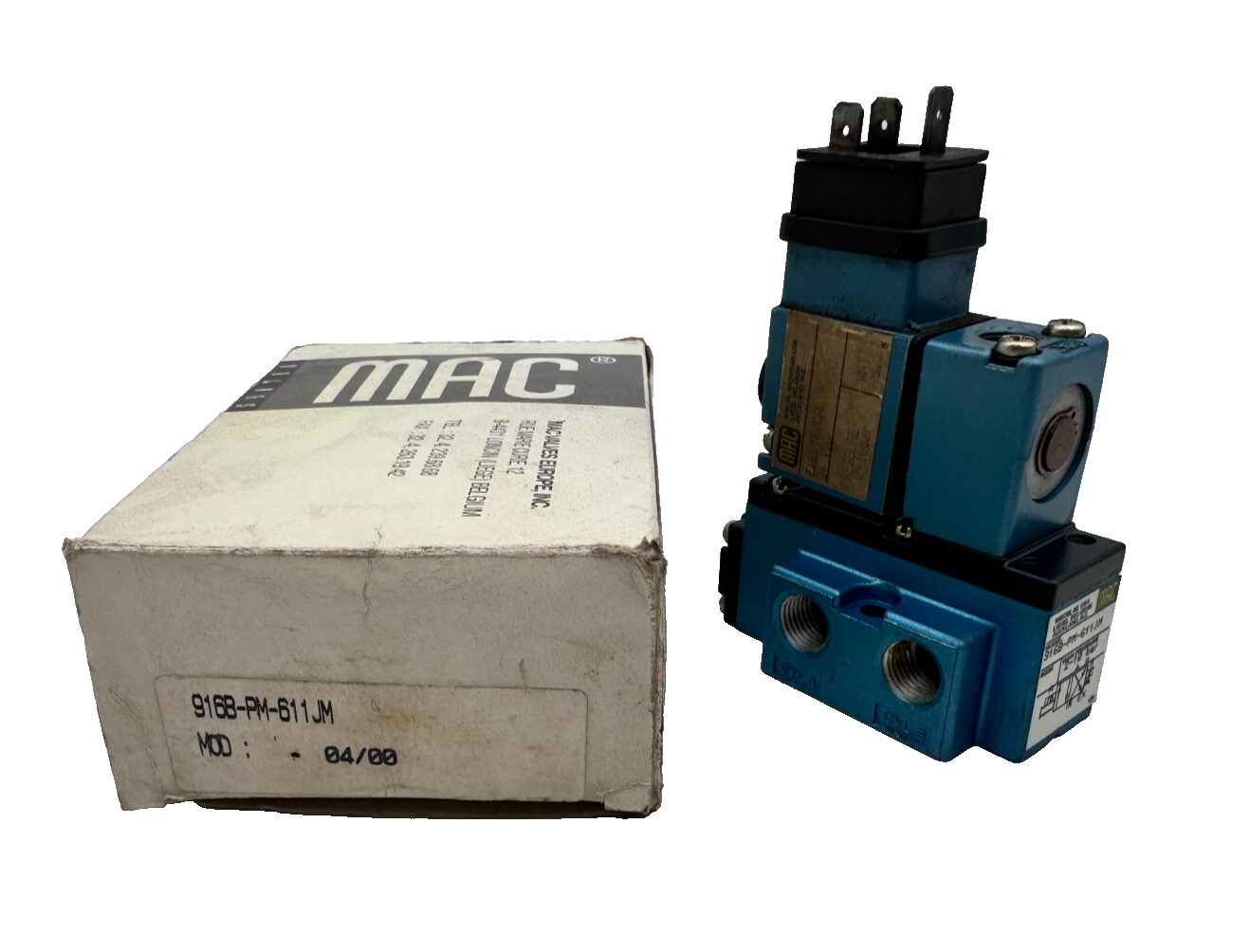 MAC 9168-PM-611JM SOLEINOID VALVE