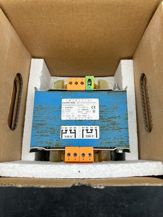 MARY EUR1001 S03P31LJ00 1Ph1000VA 230/400V TRANSFORMATEUR DE SEPARATION - KLR Automation