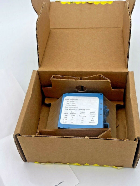 FISHER SIGNAL CONVERTER TRI - LOOP 333DC2N306 EMERSON NEW old stock - KLR Automation