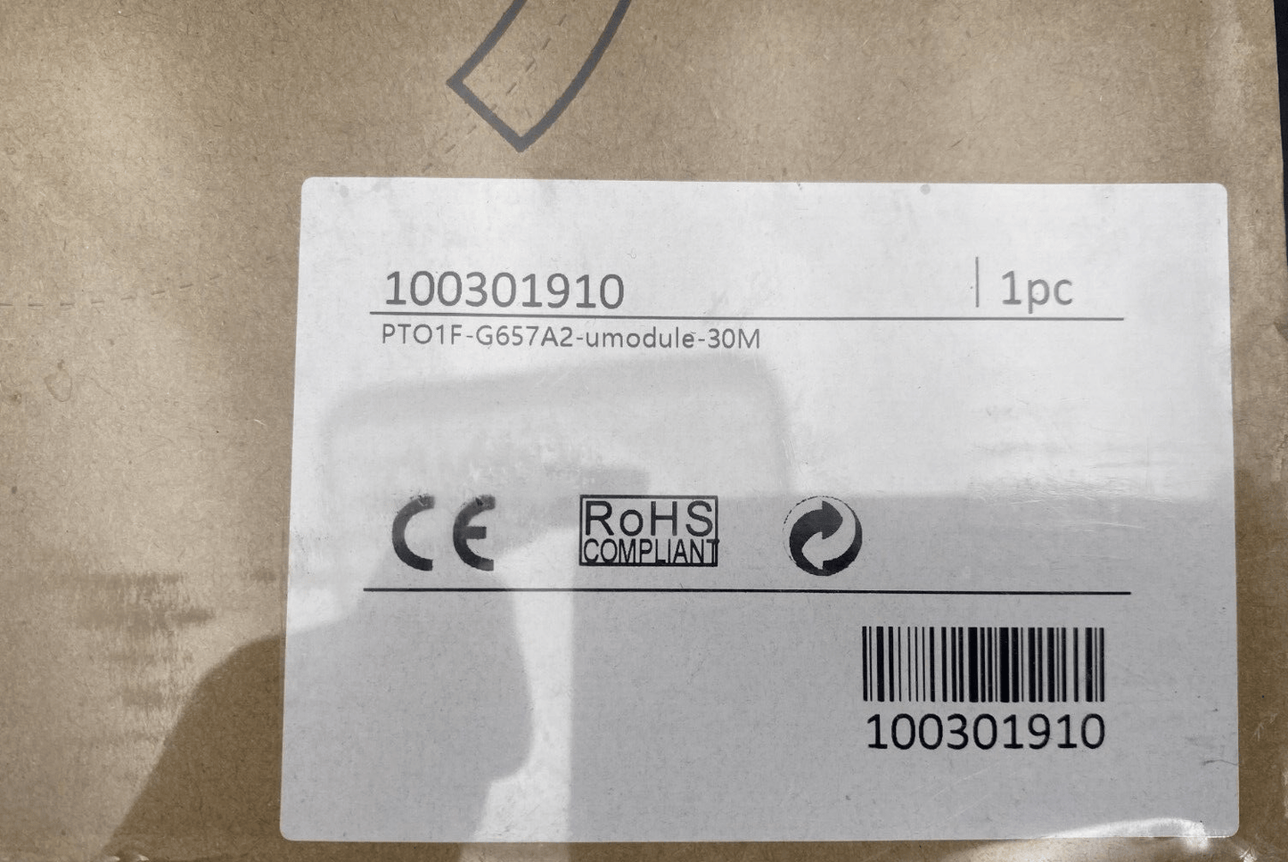 PTO1F - G657A2 - UMODULE - 30M 100301910 x3pc - KLR Automation