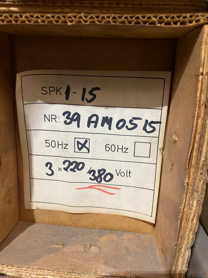 GRUNDFOS SPK 1 - 15 C 9010 2850 MIN - 1 1M3/H 39M 0.37 kW - KLR Automation