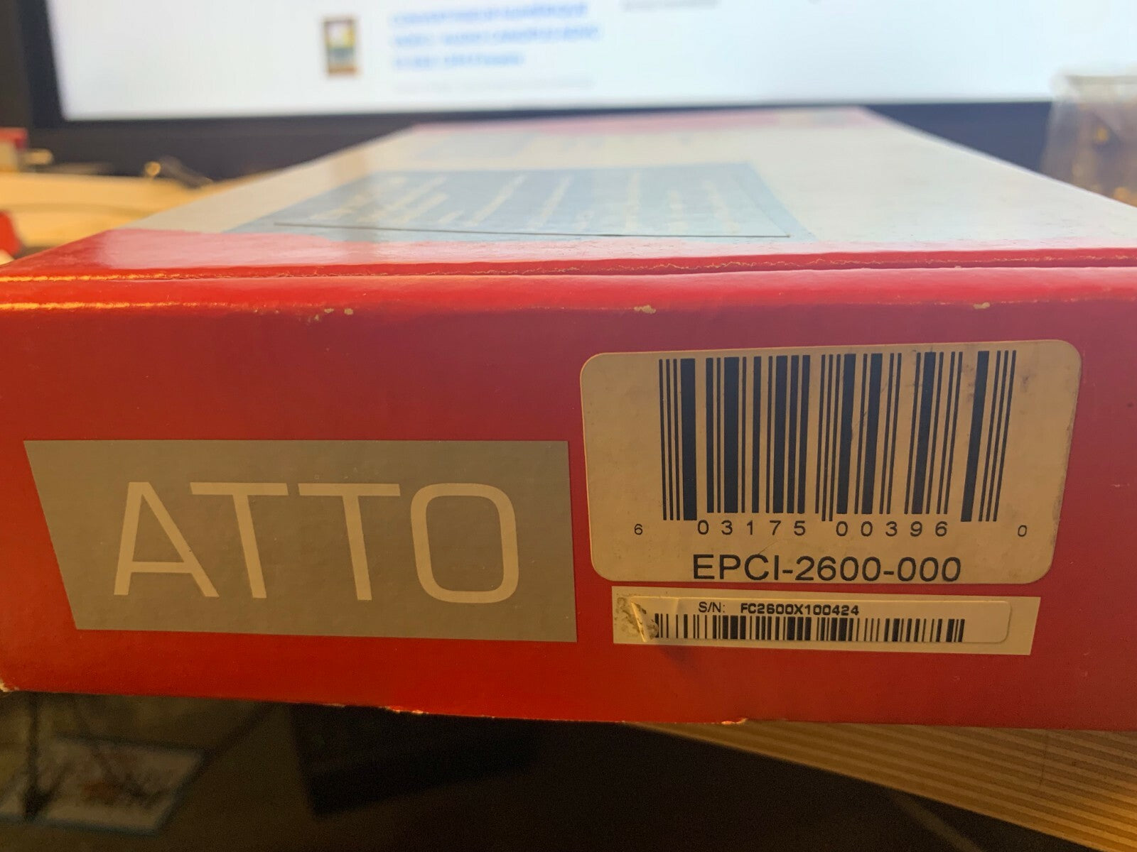 1 x ATTO EPCI-2600-000 FC-2600 Express PCI  fibre channel 64-bits host Adapter