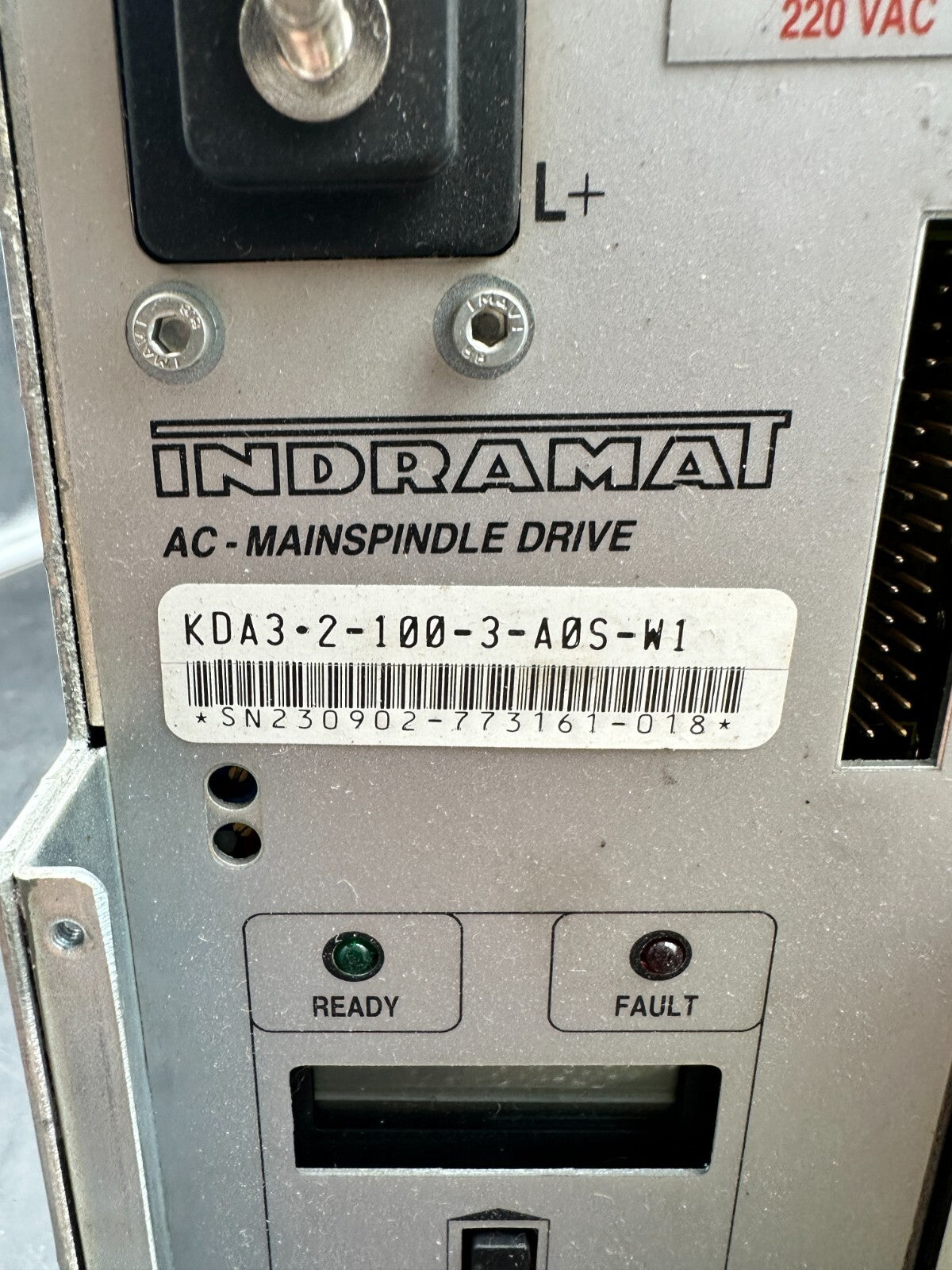 Indramat KDA 3.2-100-3-A0S-W1 Mainspindle Drive