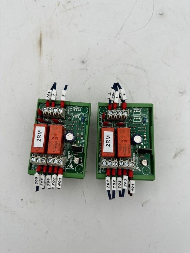 2pc x TREND 2RM/24VAC AP104986 ISS 3 RELAY MODULE