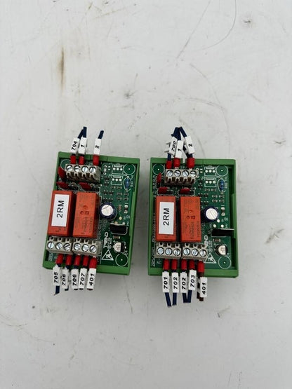 2pc x TREND 2RM/24VAC AP104986 ISS 3 RELAY MODULE