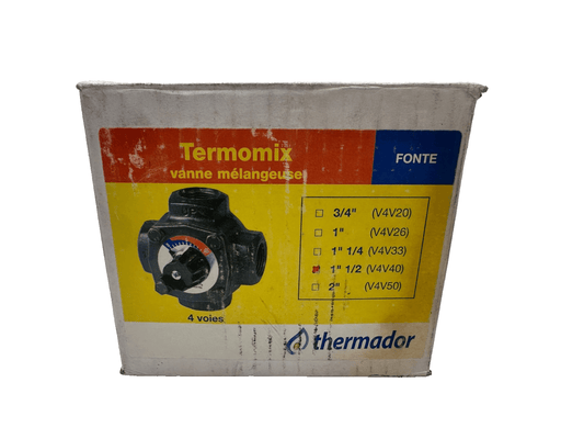 THERMADOR TERMOMIX VANNE MELANGEUSE 4 VOIES FONTE 1" 1/2 V4V40 - KLR Automation