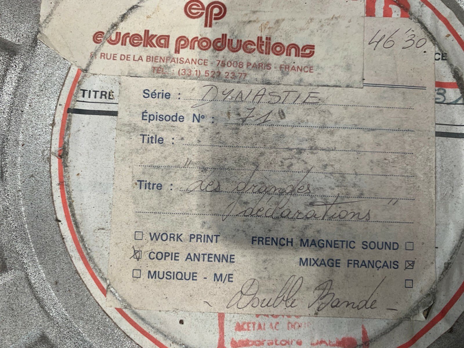 Old RARE Film Band Dynastie Episode 71 Film 16mm 1984 - KLR Automation