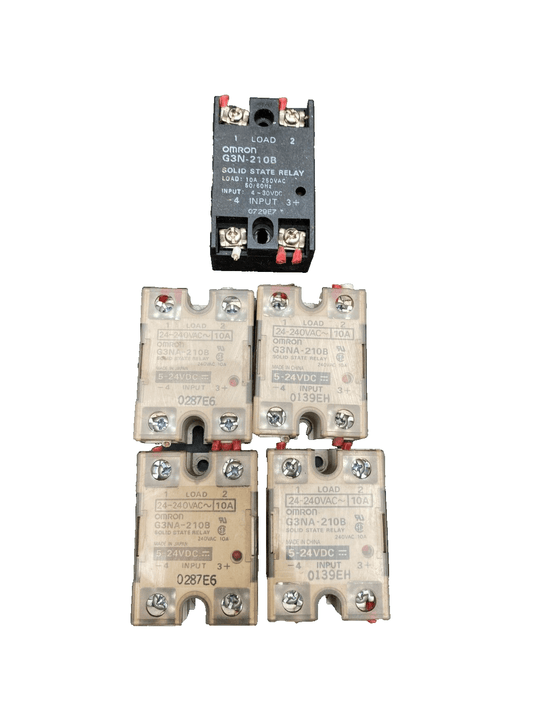 OMRON G3NA - 210B x4pc + G3N - 210B SOLID STATE RELAY - KLR Automation