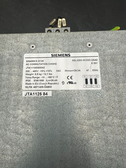 SIEMENS 6SL3210 - 1SE21 - 8AA0 + 6SL3040 - 0JA00 - 0AA0 + 6SL3203 - OCD22 - 2AA0 - KLR Automation