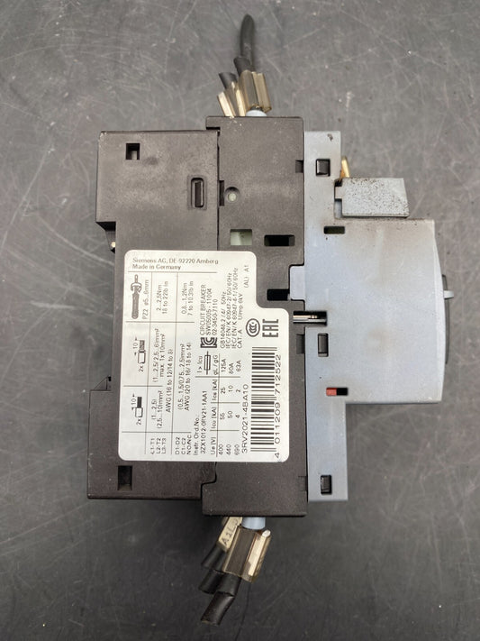 SIEMENS 3RV2021-4BA10 MOTOR BREAKER