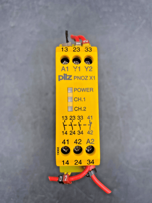 PILZ PNOZ X1 24VAC /DC 3N/O 1N/C SAFETY RELAY - KLR Automation