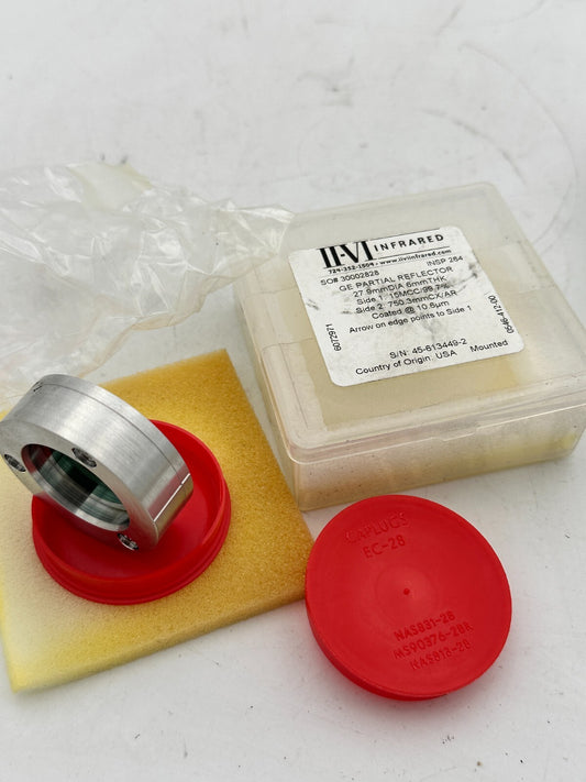 INFRARED GE PARTIAL REFLECTOR 0546-412-00 27.9mm DIA 6mmTK SO#30002828