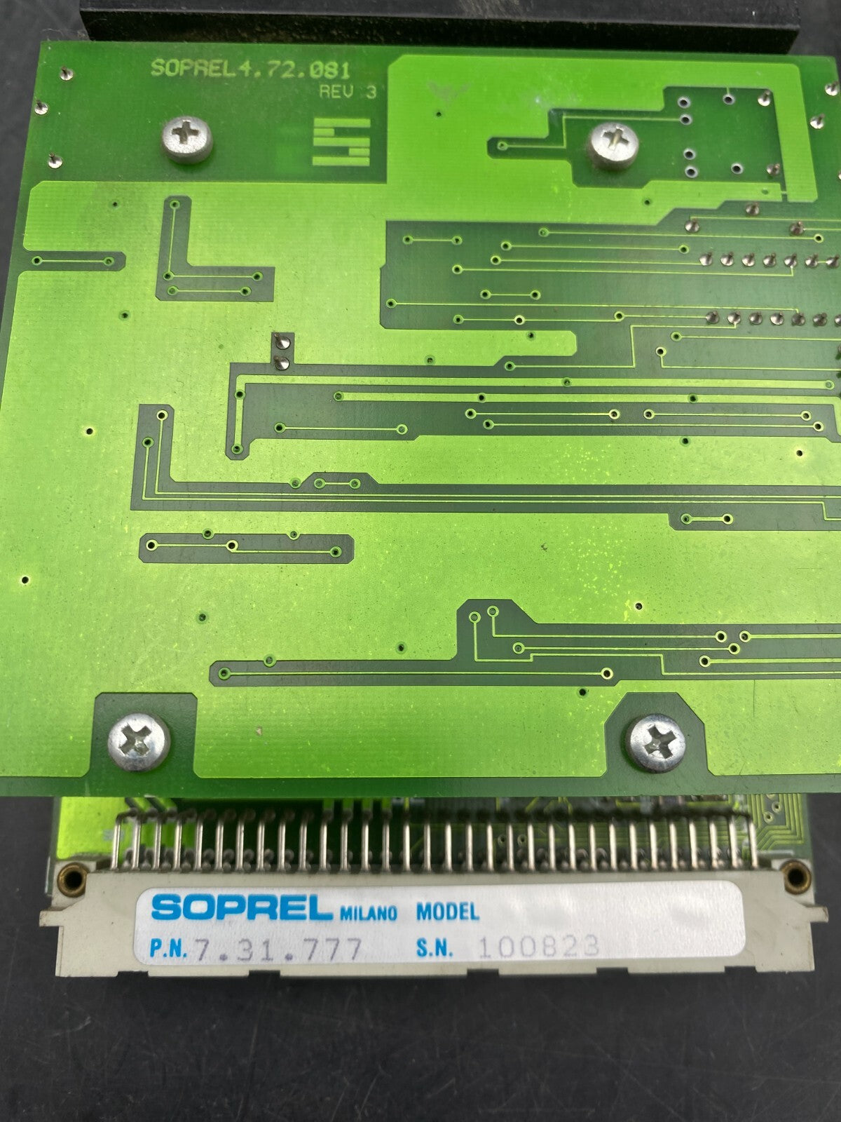 1 pc x SOPREL 4.72.081 REV3 P.N. 7.31.777 DC SERVO DRIVE