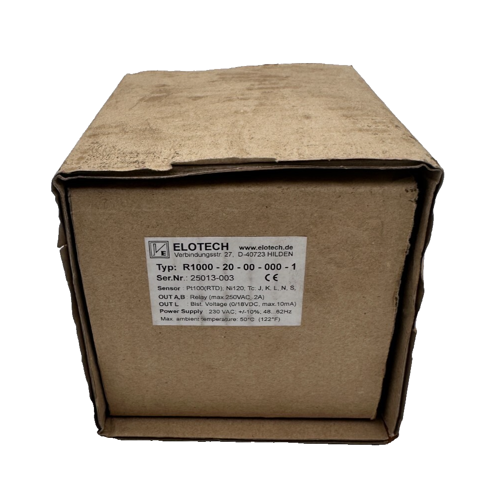 ELOTECH R1000 R1000-20-00-000-1 CONTROLEUR DE TEMPERATURE x1pc