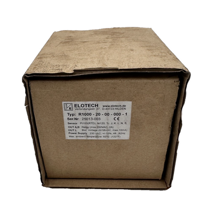 ELOTECH R1000 R1000-20-00-000-1 CONTROLEUR DE TEMPERATURE x1pc