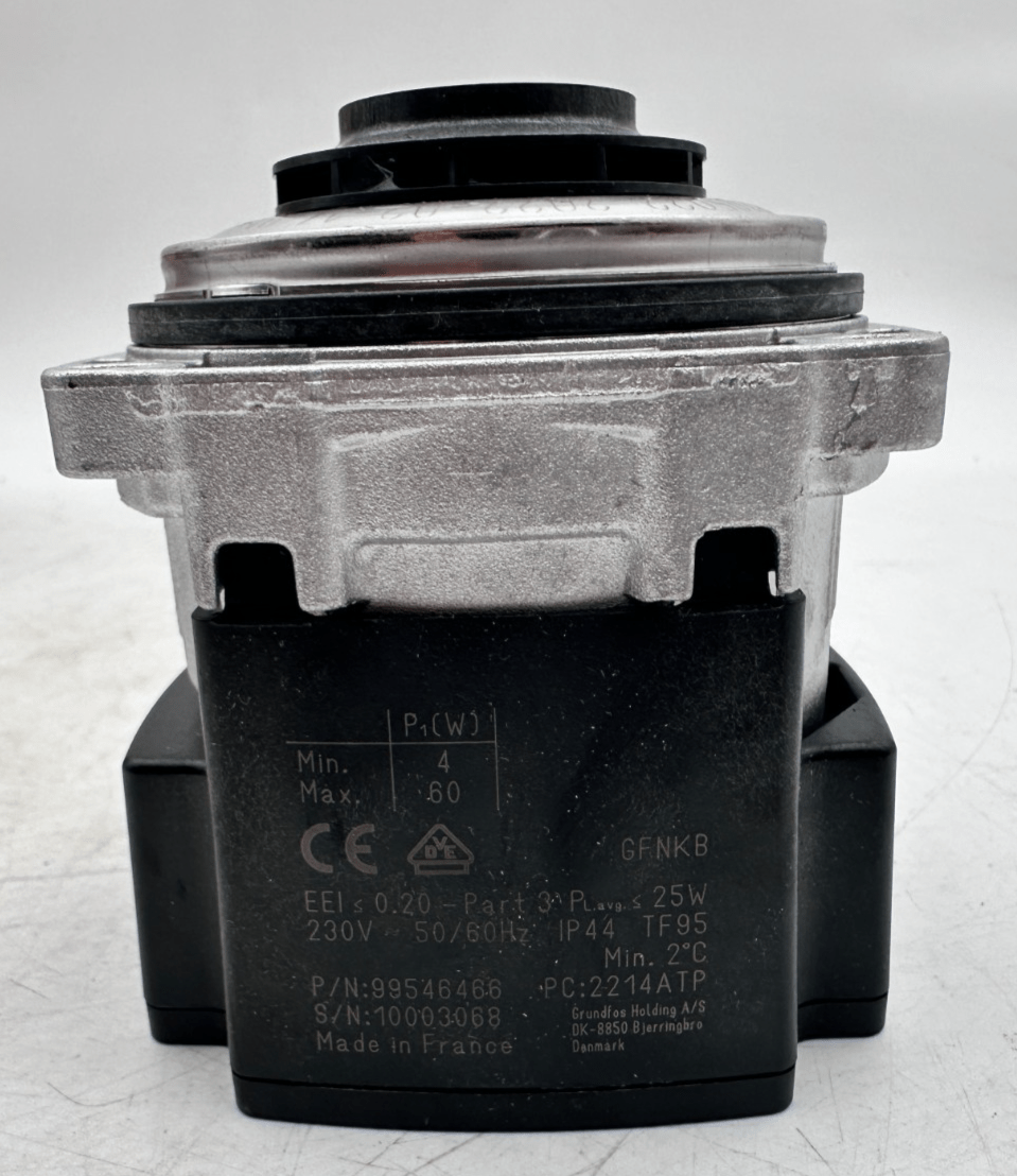 ARISTON 65119656 - 01 TETE DE POMPE GRUNDFOS UPMO 60PH 480080048700 - KLR Automation