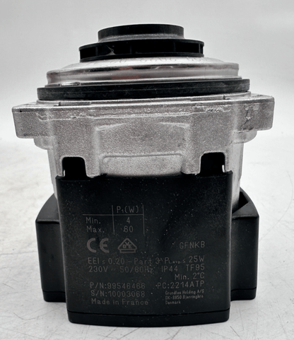 ARISTON 65119656 - 01 TETE DE POMPE GRUNDFOS UPMO 60PH 480080048700 - KLR Automation