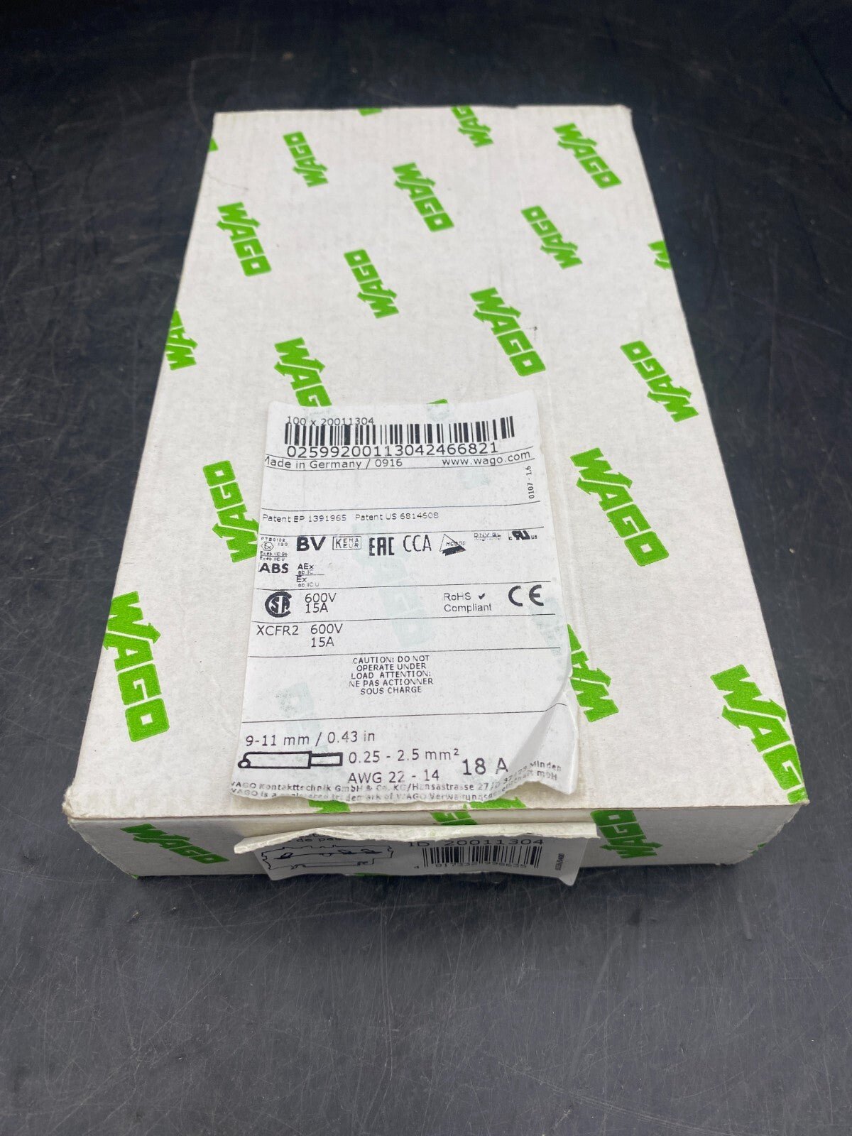 LOT DE 83 WAGO 2001 - 1304 BORNE DE PASSAGE POUR 3 CONDUCTEURS - KLR Automation