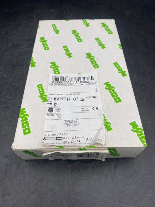 LOT DE 83 WAGO 2001 - 1304 BORNE DE PASSAGE POUR 3 CONDUCTEURS - KLR Automation