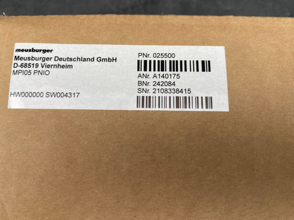 MEUSBURGER PSG MPI 05 PNIO A140175 025500  MODULE 5 ENTREES DE MESURES DMS x1pc